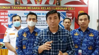 OBH YESAYA 56 Sosialisasikan UU No 22 Tahun 2022 Di Rutan Labuhan Deli