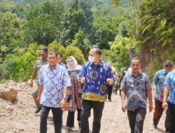 Bupati Deli Serdang Tinjau Pembangunan Jalan & Objek Wisata