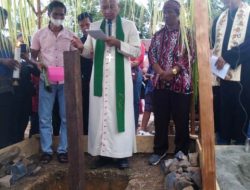 Peletakan Batu Pertama Gereja Santo Antonius