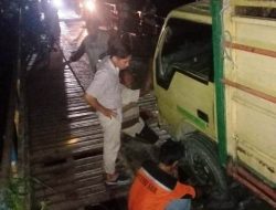 Jembatan Antara Deli Serdang – Langkat Rusak Parah