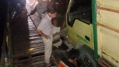 Jembatan Antara Deli Serdang – Langkat Rusak Parah