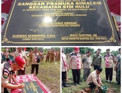 Peletakan Batu Pertama Sanggar Pramuka Simalem STM Hulu