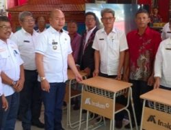 Lima Sekolah Di Taput Terima Bantuan PT Inalum