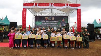Danrem 022/PT Dampingi Pangdam I/BB Launching Ketahanan Pangan di Simalungun