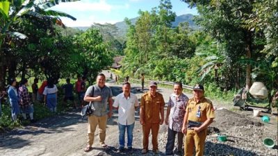 Jalan Provinsi Rusak Masyarakat Lolofitu Moi Cor Jalan  