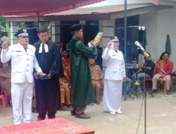 Bupati Lantik 2 Kepala Desa Pergantian Antar Waktu