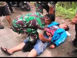 Dandim 0203 Langkat Bantu Korban Laka Lantas