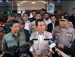 Kapolda Kepri Dan Kepala BNPB RI Rakor Bencana Tanah Longsor di Kecamatan Serasan