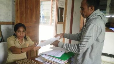 Pemuda Desa Raimataus Melapor ke Inspektorat Malaka