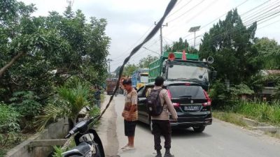 Kabel PLN Putus Nyaris Renggut Nyawa Pengendara