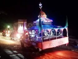 Takbiran Warga Desa Selimatan Jaya Sambut 1 Syawal