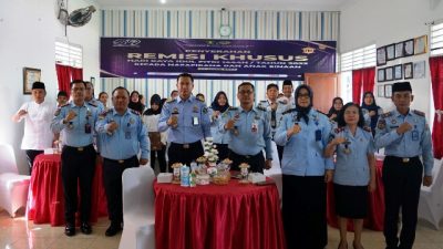Idul Fitri 1444 H Kanwil Kemenkumham Sumut Beri Remisi 24.826 WBP  