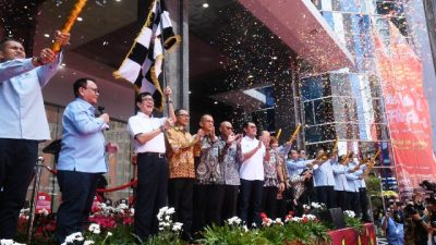 Yasonna Lepas Keberangkatan 31 Bus Mudik Bareng Kemenkumham