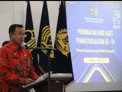 Peringati HBP Ke – 59, Kanwil Kumham Sumut Doa Bersama