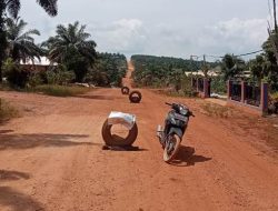Lingkungan Warga Bukit Gajah Manis mata Dicemari Debu