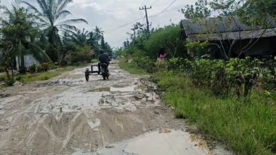 Di Langkat Ada Jalan 30 Tahun Tidak Tersentuh Aspal