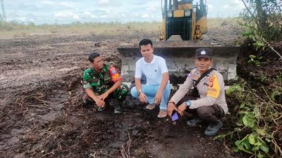 Warga Singkup Siapkan Lahan Mapolsek