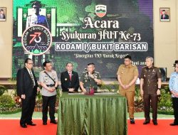 HUT ke-73 Kodam I/BB, Gubsu : Menjaga NKRI Semakin Berat