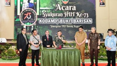 HUT ke-73 Kodam I/BB, Gubsu : Menjaga NKRI Semakin Berat