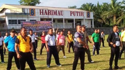 Olahraga Bersama TNI-POLRI dan Forkopimca