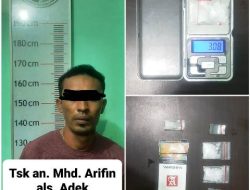 Sat Narkoba Polres Langkat Tangkap Pria Bawa Sabu