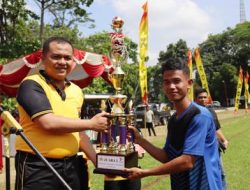 Jaguar FC Juara Turnamen Sepak Bola Piala Sinergitas