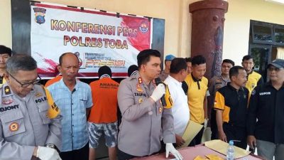 Polres Toba Amankan Tiga Pria Diduga Miliki Narkoba