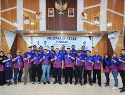 Sekda Ketapang Lepas Atlet Menuju Pornas Semarang