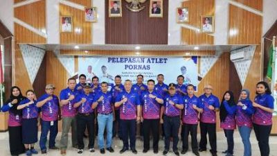 Sekda Ketapang Lepas Atlet Menuju Pornas Semarang
