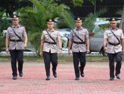 Kapolsek Bahorok dan Kasat Lantas Polres Langkat Diserahterimakan