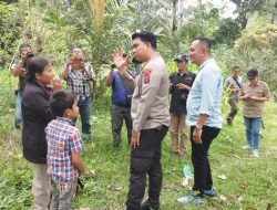 Rumah Diperbaiki Kapolres Toba Kunjungi Kediaman Kartini Manurung