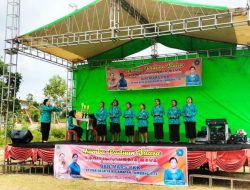 Desa Serangkah Juara Paduan Suara Kecamatan Tumbang Titi