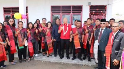 Bupati Taput Resmikan UGB SMP Negeri 6 Sipahutar 