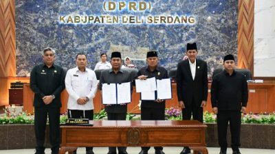 DPRD Sahkan P-APBD Deli Serdang TA 2023