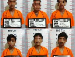 Polsek Pangkalan Susu Amankan 6 Pelaku Tindak Pidana Penganiayaan   