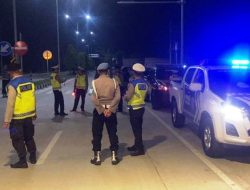 Antisipasi Kejahatan Jalanan Polres Langkat Patroli Blue Light