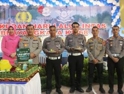 Sat Lantas Bhayangkara 68 Tahun, Polres Langkat Gelar Syukuran