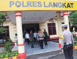 Polres Langkat Gelar Pasukan Operasi  Zebra Toba 2023