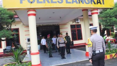 Polres Langkat Gelar Pasukan Operasi  Zebra Toba 2023