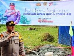 Kapolres Langkat Resmikan Sumur Bor di Desa Sei Meran  