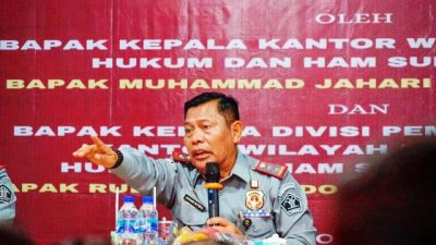 Lapas Rutan Wilayah Sumut Dukung Pengungkapan Kasus Narkotika