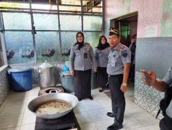 Kakanwil Kementerian Hukum Dan HAM Periksa Dapur Rutan