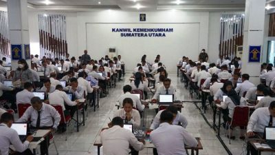 3995 ASN Kanwil Kemenkumham Sumut Uji Kompetensi Metode CACT