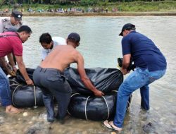 Sesosok Mayat Pria Ditemukan Di Aliran Sungai Batang Serangan