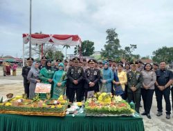 Polres Langkat Polda Sumut Sambut HUT TNI Ke 78  