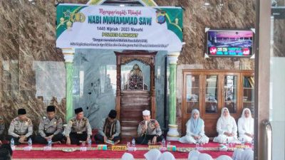 Polres Langkat Laksanakan Peringatan Maulid Nabi Muhammad SAW