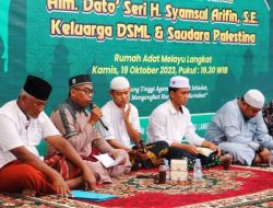 DSML Dan Lintas Etnis Gelar Tahlilan untuk Almarhum Syamsul Arifin