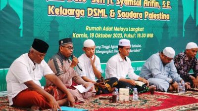 DSML Dan Lintas Etnis Gelar Tahlilan untuk Almarhum Syamsul Arifin