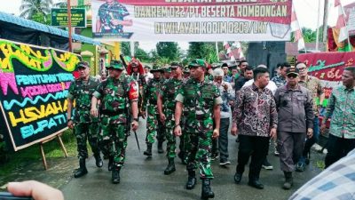 Polres Langkat Ikuti Penutupan TMMD 