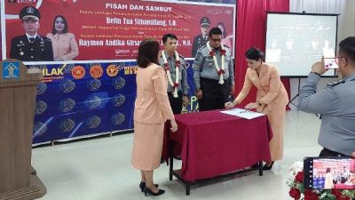 Sertijab Kepala Lembaga Pemasyarakatan Pemuda Langkat